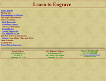 Tablet Screenshot of learn2engrave.com